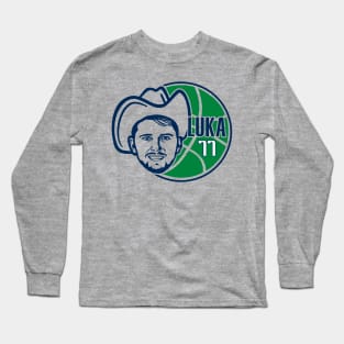 Luka Doncic, Dallas Playoff Basketball Long Sleeve T-Shirt